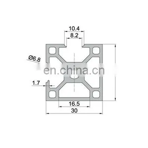 SHENGXIN 8mm Slot 3030 Industrial T Slots 30x30 Aluminum Profile for Workbench thumbnail-2