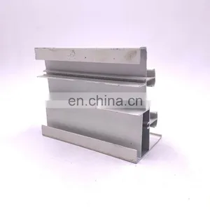 Customized Top 6063 T5 Aluminium Profile Wood Color For Door Window And Wardrobe Frame thumbnail-6