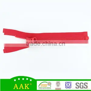 3# Delrin Zipper Open End Zipper With Hanging Paint Thumb Puller thumbnail-1