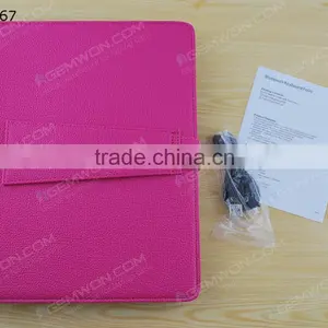 Bluetooth 3.0 Keyboard for 9"-10" Tablet pc ,Product Support Triple Systems: IOS, Androld, for Windows,Rose Red thumbnail-2