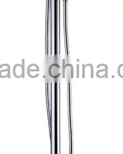 Chrome Plate Brass Body Floor Standing Bathroom Shower Set Bathtub Mixer thumbnail-1