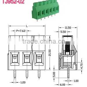 Raising Type Terminal Block Low Voltage PA66 Plastic Terminal Connectors thumbnail-2