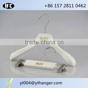 Children Wooden Hanger and Pants Hanger Cute Kids Wooden Hanger thumbnail-5
