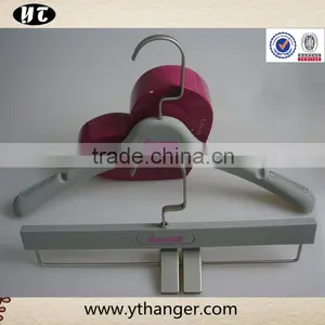 Gray Plastic Hanger and Pants Hangerwith Custom Logo thumbnail-1