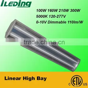 120-277V Dimmable 5000K Factory Price Linear High Bay LED Lights thumbnail-1