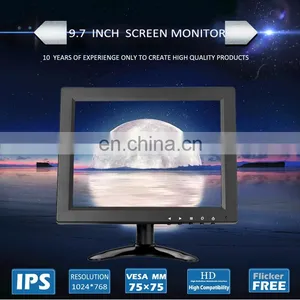 Small Size 10 Inch LED VGA Desktop Computer Monitor Touchscreen LED 1024*768 LCD Monitor pc thumbnail-4