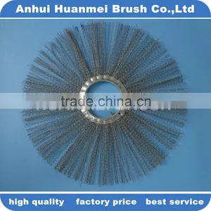 Anhui Factory High Quality Steel Wire Road Sweeper Brush thumbnail-2