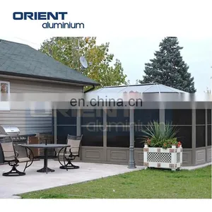Triangle Roof Aluminum Frame Sunroom Kits Solarium Houses thumbnail-3