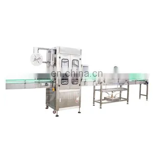 Full Automatic Cap Neck Heat PVC Label PET Plastic Drink Water Bottle Shrink Sleeve Labeling Machine thumbnail-3