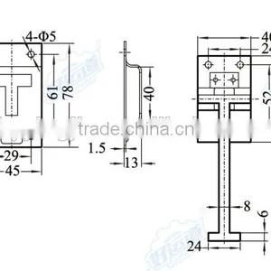 02421+02422 Holdback Hook for Refrigerated Truck,rear Door Catch Set thumbnail-2