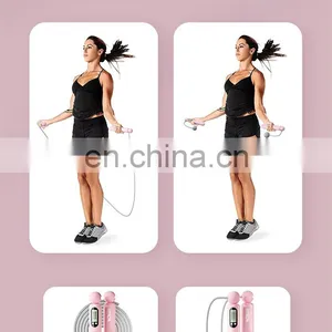 TEZEWA Custom Logo Digital Skipping Rope Calorie Counter Wholesale Multi Jump Rope thumbnail-2