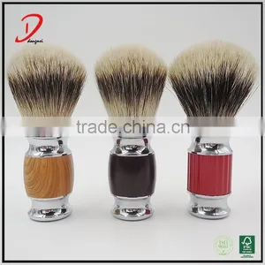 2016 High Quality Metal Handle Shaving Brush,customized Badger Hair Knots Shaving Brush thumbnail-1