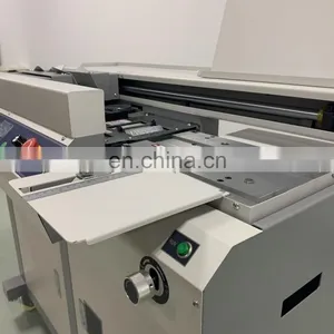 Semi Auto Glue Binding Machine Printing Shop Use Double Mode 55mm Wireless Book Glue Binding Machine Automatic Glue thumbnail-4
