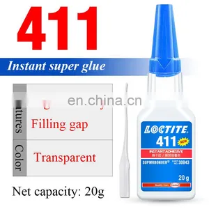 Loctiter Super Glue 408 411 412 Instant Dry Glue Repair Adhesive 20g General Purpose Glue thumbnail-3