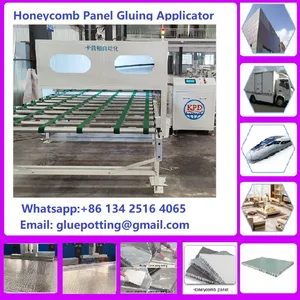 Fully Automatic Glue Spraying Machine for Honeycomb Panel PVC Sandwich Panels thumbnail-4
