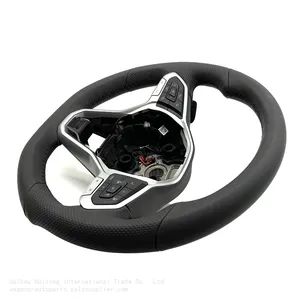 For VW Passat B8 Golf MK7 MK8 Tiguan MK2 MultiFunction Leather Steering Wheel With ACC Heated Shift Paddling thumbnail-3