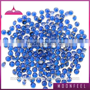 Round Brilliant Cut Blue Synthetic SpineI Gemstones thumbnail-4
