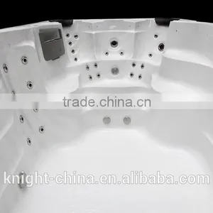 5.8m Hot Sale Balboa Control System Freestanding Acrylic Large Whirlpool Outdoor Swimming Pool Massage Function Swim Spa thumbnail-3