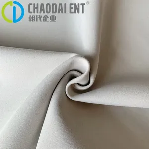Dyed Gray Knitted Stretchy Cotton-like Air Layer Fabric for Sweatshirt Cloth Casual Sportswear thumbnail-4