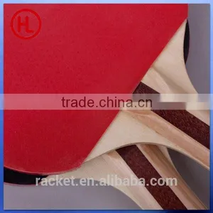 Promotional Desktop Poplar Wooden Ping Pong Table Tennis Racket Set With 3 Table Tennis Balls Wholesale thumbnail-6