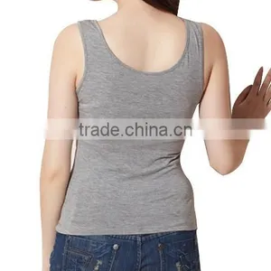 2014 Custom Sex Style Tank Top for Women /vest for Ladies From China Garment Factory thumbnail-4