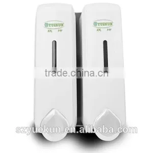 YK1509 ABS Plastic Hotel Soap Shampoo Dispenser Bathroom Liquid Shower Head Soap Dispenser 2*350ML thumbnail-6