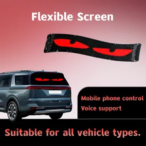 96*16 Car Windshield LED Screen Diy Indicator Light Devil Eyes App Control for Truck Animated Decorative Electronic thumbnail-3