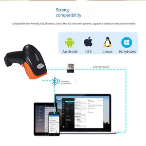 Xingtong Xt6608 Long Barcode Scanner for Laminated and Reflective Codes, High-precision qr Code Wireless Scanning Gun thumbnail-3