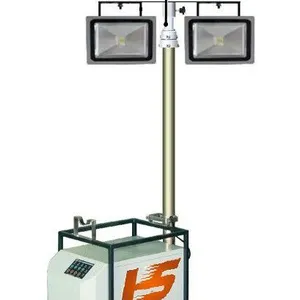 Portable Light Tower With Foldable Mast and Heavy-Duty Steel Frame thumbnail-5