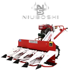 Wholesale Farm Self-propelled Walking Reaper Harvester Small Land Corn Millet Harvest Machine Factory Direct Supply thumbnail-1