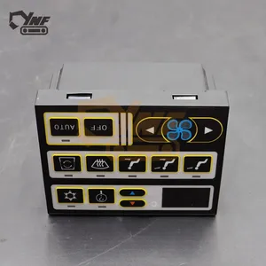 VOE 14520415 Excavator AC Controller Panel YNF02575 | Climate Control Unit for Models 12V/24V Dashboard Mounted thumbnail-1