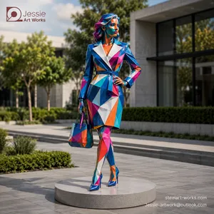 Painted Resin Figure Sculpture for Themed Decoration thumbnail-4