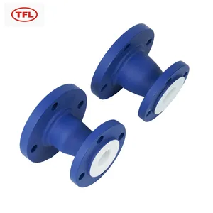 PTFE HDPE PP PE Lined Carbon Steel Wear-Resistant Pipe With Flange thumbnail-3