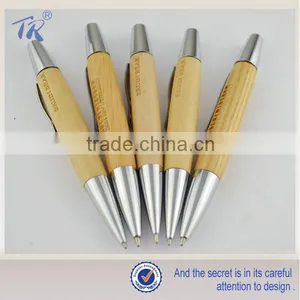 Wood Pen Personalized Promotion Pen Holder Chain Fat Ball Pen Quality Choice thumbnail-2
