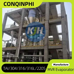 For Pharmaceutical Water: Multi-Effect Evaporator for Desalination, 316L, Sanitary Finish, PLC Controlled thumbnail-2