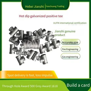 Jianzhi Pipe Fittings, Jianzhi National Standard Hot-dip Galvanized Malleable Iron Pipe Fittings. Pipes From Hebei Jianzhi Brand Manufacturer, Direct From the Origin thumbnail-1