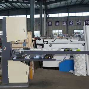 Small Semi Automatic Toilet Paper Making Machine With Paper Slitting and Rewinding PLC & Motor High Quality Production Line thumbnail-3