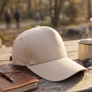 14 Years Certified Hat Manufacturer Bulk Wholesale OEM ODM Premium Brass Buckle Cotton Blank Cap thumbnail-2
