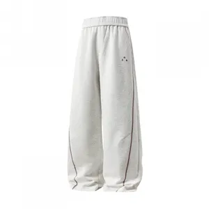 Men’s Cotton-Blend Wide-Leg Sweatpants thumbnail-1