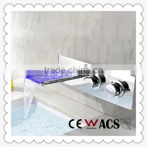 LED Sink Faucet ,Led Light Faucet,Rainfall Basin Wall-mounted Faucets thumbnail-1
