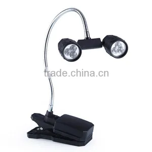 Wholesale 6pcs LED Double Head Grill Light Camping Grill Light With Clip-on Barbecue Grill Light for BBQ and Task Light thumbnail-1