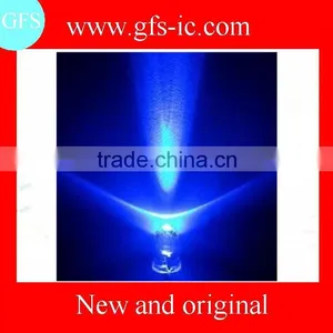 3 mm White Hair Blue Light-emitting Diodes (leds) Blue LED Long Feet thumbnail-1