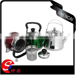 Cheap Stainless Steel Tea Pot/ Colored Whistling Kettle/ Pour Over Kettle thumbnail-1