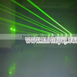 50mW Green 300mW Blue 200mW Red Single Color Laser 360 Moving Head Light thumbnail-3
