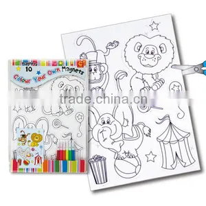Funny Wholesale Coloring Souvenir Magnets Magnetic Fridge Stickers thumbnail-3