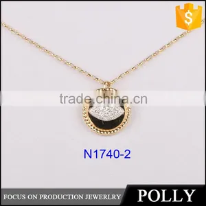 Cheap Jewellry Eyes Shape Pendant Small 925 Silver Pendant With Black and White Enamel Pendant thumbnail-1