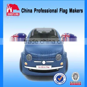 Promotion Decorative High Quality Printed Car Mirror Flag thumbnail-1
