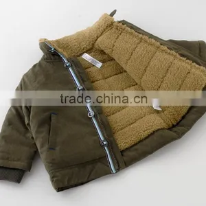 Japanese Wholesale Products High Quality Cute New Born Babies Clothes Jacket for Boys Children Winter Garment thumbnail-2