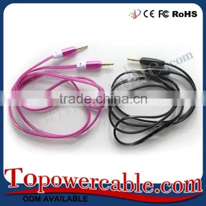 New Products Flat Stereo to 3.5mm Jack AUX Cable Audio Wire With LED Light-Up thumbnail-4
