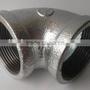 Malleable Galvanized Cast Iron Pipe Fittings 90 Elbow thumbnail-3